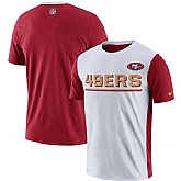 Men's San Francisco 49ers Nike Champ Drive 2.0 Performance T-Shirt White FengYun,baseball caps,new era cap wholesale,wholesale hats